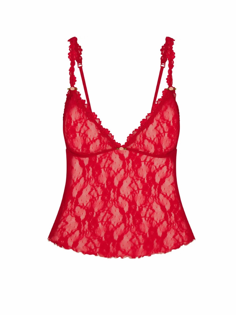 Skims Stretch Lace Triangle Cami Tank #565